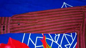 Striped Maroon Shirt