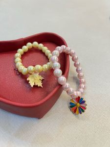 Combo Beaded Bracelets with Charms