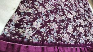 Beautiful Floral Print Saree