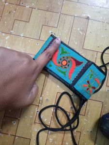 Embroidered Phone Pouch