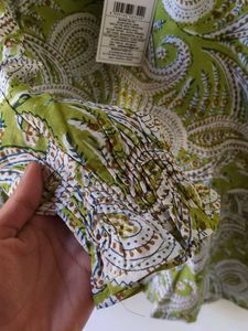 Green Printed Top