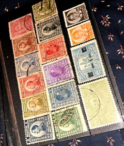 16 1950s Yugoslavian old used stamps