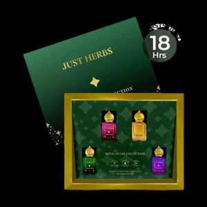 short perfume bottle just herbs