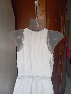 White Embroidered Maxi Dress