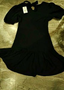 Classic Black Midi Dress