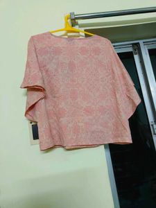 Pink Embroidered Top