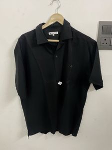 Men's Black Short Sleeve Shirt
