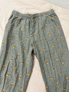 Burger Print Pajama Pants
