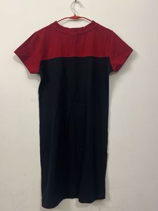 Color Block T-Shirt Dress