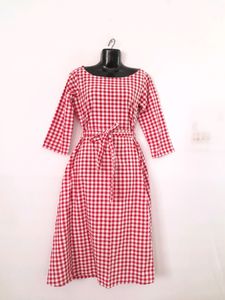Red Casual Dress (Women's)