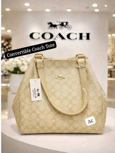 Coach Convertible  BrownTote Bag