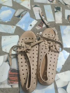 Cute Jelly Flats with Star Cutouts