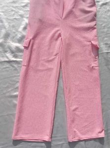 Pink Cargo Pants - Trendy and Stylish!