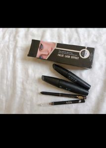 3-in-1mascara, liquid eyeliner,eyebrow pencil