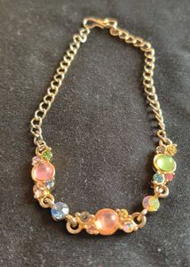 Archies Gold Plated Multicolour AD Bracelet