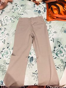 Stylish Beige Flared Pants