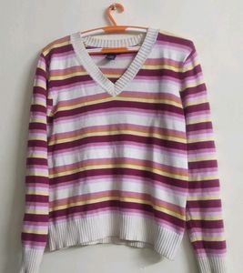 pinterest striped cute aesthetic korean sweater