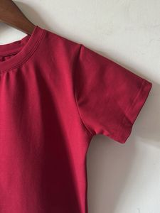 Plain Y2K Red T-Shirt