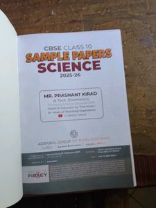 CBSE Class 10 Science Sample Papers