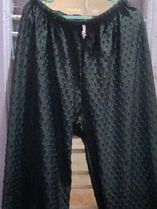 Elegant Dark black Textured Palazzos free size