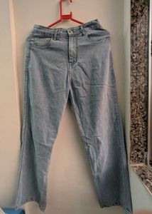 Light Wash Wide Leg Jeans