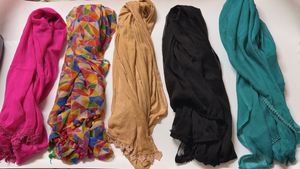 Combo of 5 Colorful Dupattas