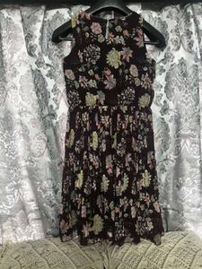 Floral Print Dress sleeveless