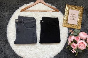 COMBO of Classic Black & Grey TornJeans (2 Pairs)