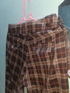 Chic Plaid Trousers