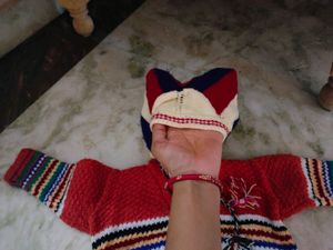 Handmade Sweater / Hoodi With Pant And Socks.