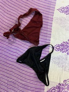 2 Pack Women's Thong Underwear