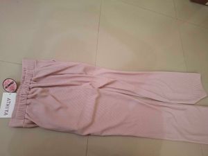 Pink Striped Palazzo Pants