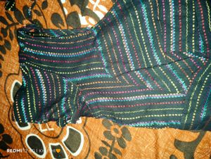 Colorful Striped Ethnic Blouse