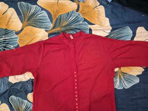 Classy Red Shirt