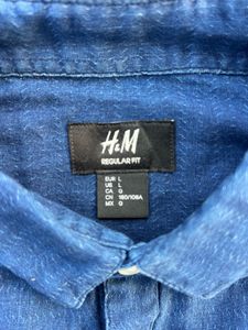 Blue Chambray Button-Down Shirt