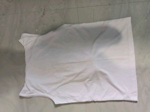 Men's White Graphic Hoodie T-Shirt