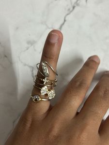 Set of 4 Cute Rings