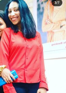 Red Formal Top