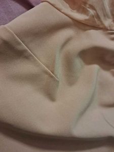Peach Sheer Sleeve Top