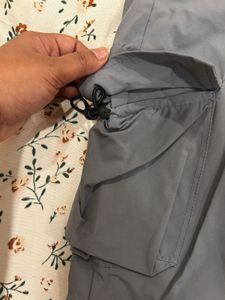 Grey Cargo Pants