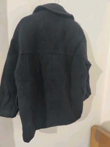 Chic Black Double-Breasted Coat