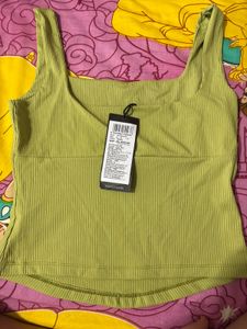 Tokyo Talkies Green Sleeveless Top