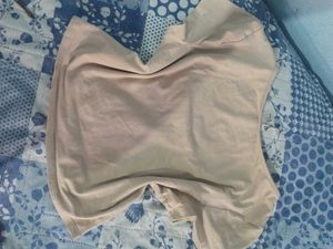 Basic Beige Short Sleeve Top