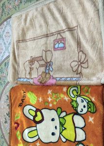 Cute Baby Blanket with Bunny Design