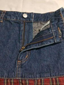 Mini jeans skirt