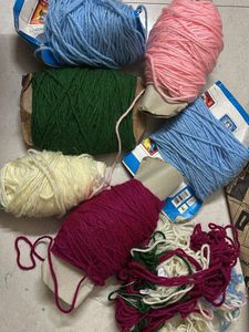 Assorted crochet kids and hooks