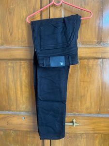 Cotton King Classic Black Denim Jeans