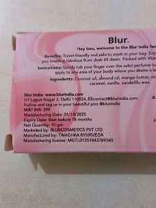 Blur Solid Perfume - Autumn Morning