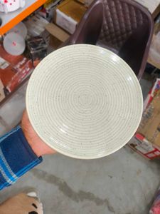 Green Ceramic Plates (Set of 2)