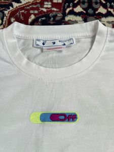 off white weed arrows skate tshirt
